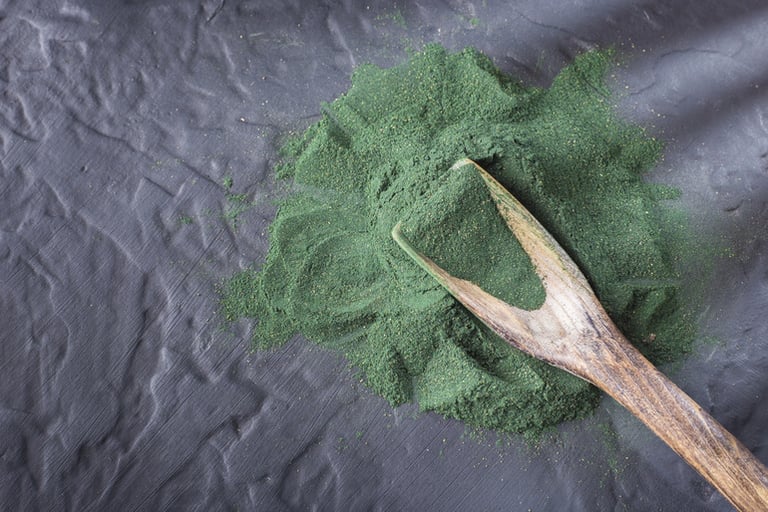 Kratom in powder form.