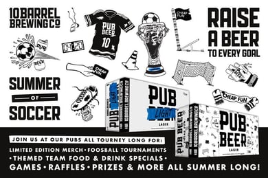 10 Barrel Brewing and Pub Beer Kick Off Pacific Northwest Summer of Soccer Celebration