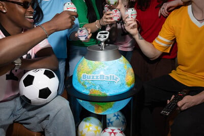 BuzzBallz Big Tournament "Buzz Around the World" Bar Cart