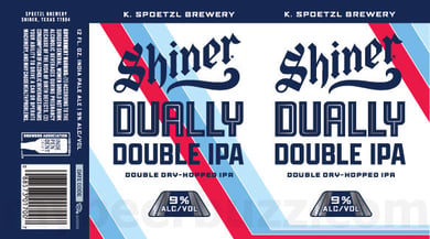 Shiner Adding Dually Double IPA & Dandelion Honey Kolsch