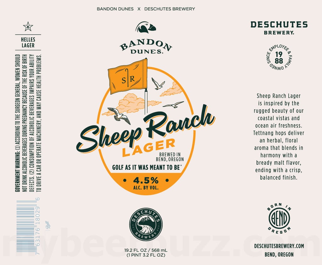 Deschutes & Bandon Dunes Team Up For Sheep Ranch Lager & Bandon Pale Ale