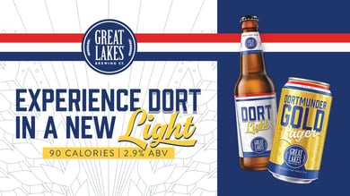 Great Lakes Introduces Low Alc, Low Cal Dort Light Lager