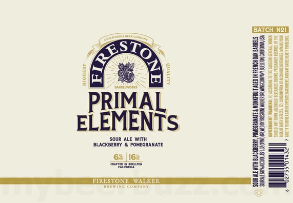 2026 Firestone Walker Primal Elements Blackberry & Pomegranate 16-oz Cans