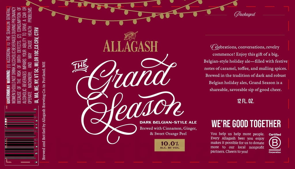 Allagash Working On The Grand Season Belgian Holiday Ale