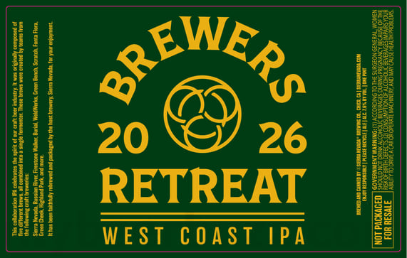 2026 Sierra nevada Brewers Retreat 16-oz Cans