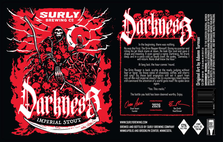 2026 Surly Brewing Darkness 750ml Bottles