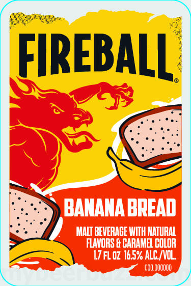 Fireball Banana Bread Whiskey 1.7-oz Bottles