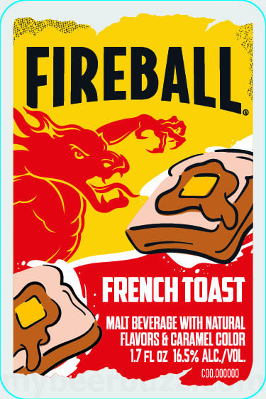 2026 Fireball French Toast Whiskey 1.7-oz Bottles