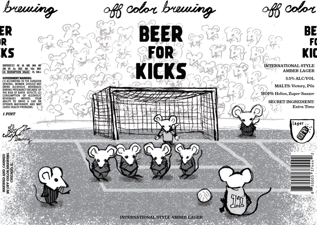 Off Color Brewing Unveils Beer for Kicks, a World Cup‑Ready International‑Style Amber Lager