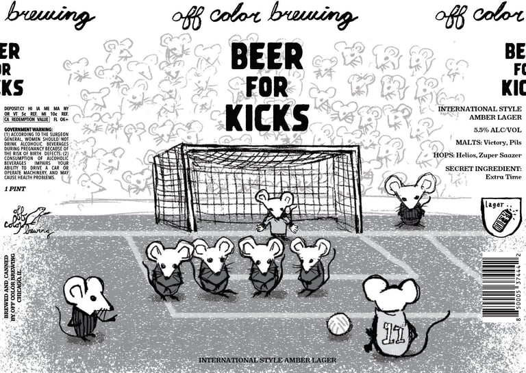 2026 Off Color Brewing Beer For Kicks 16-oz Cans