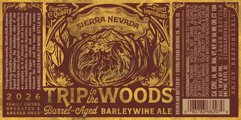 Sierra Nevada Reveals 2026 Trip In The Woods Barrel-Aged Barleywine