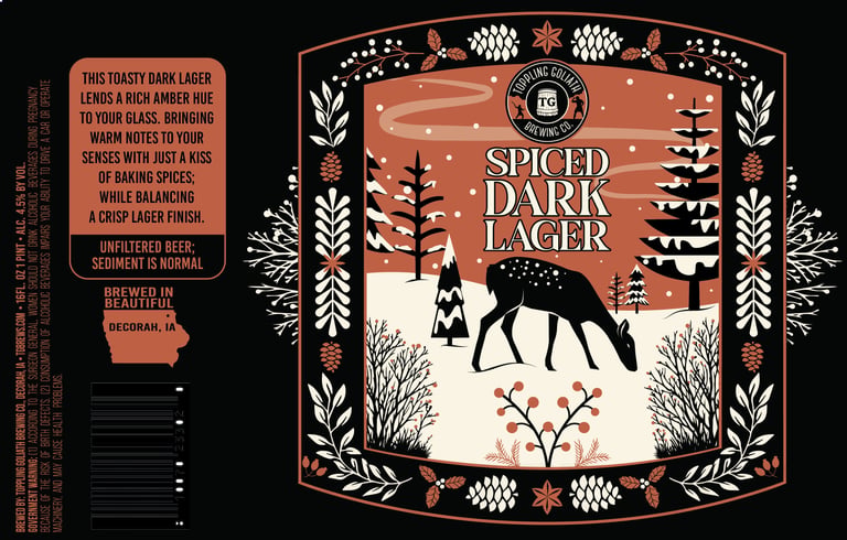 2026 Toppling Goliath SPiced Dark Lager 16-oz Cans