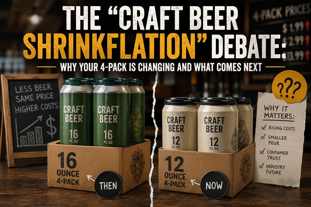 The “Craft Beer Shrinkflation” Debate: Why Your 4-Pack is Changing and What Comes Next