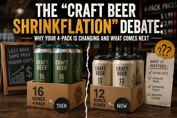 The "Craft Beer Shrinkflation" Debate: Why Your 4-Pack is Changing and What Comes Next