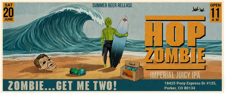 Summer Hop Zombie Is Back For Solstice At Lone Tree Brewing Parker