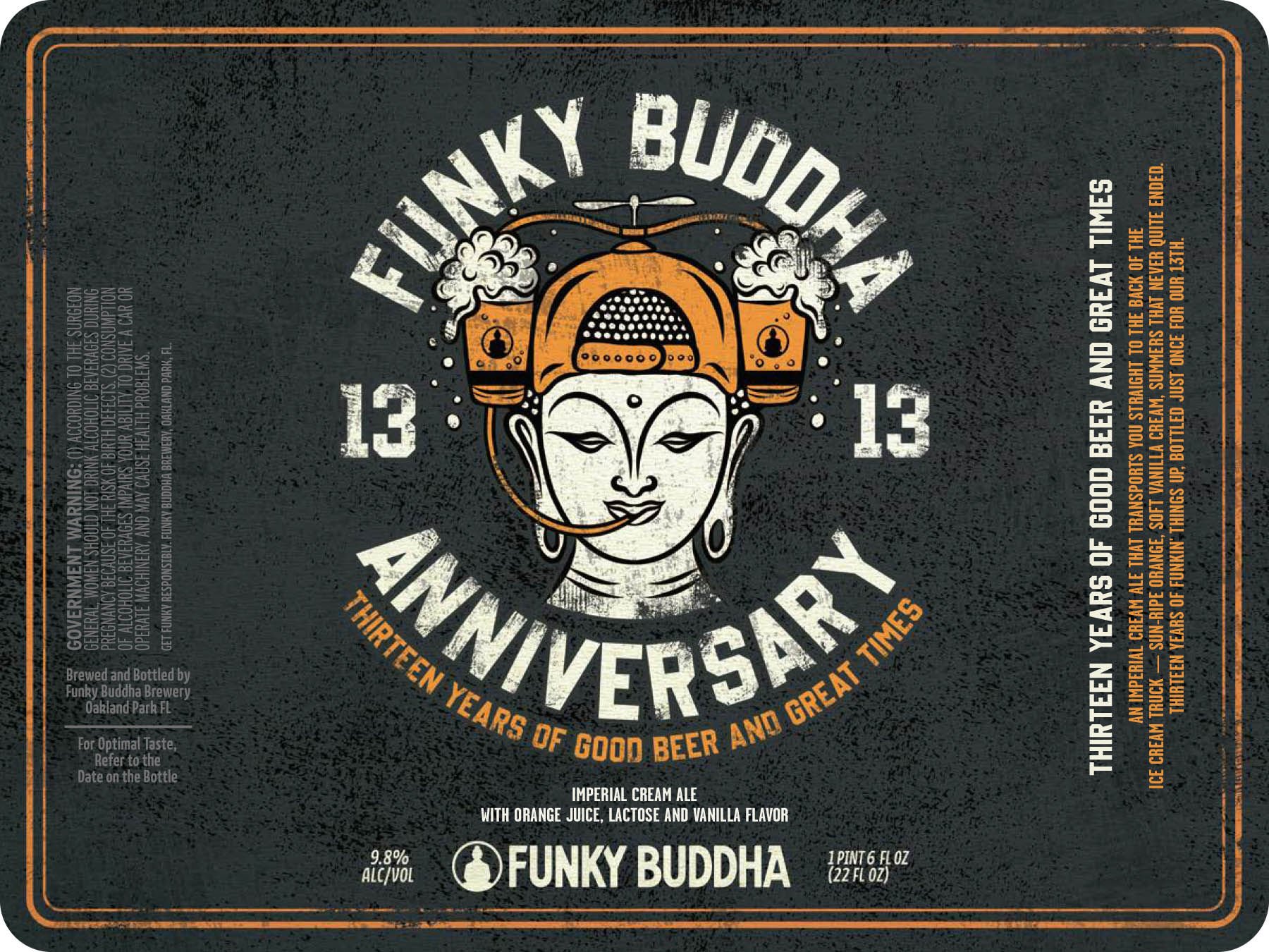 2026 Funky Buddha 13th Anniversary Ale 22-oz Bottles