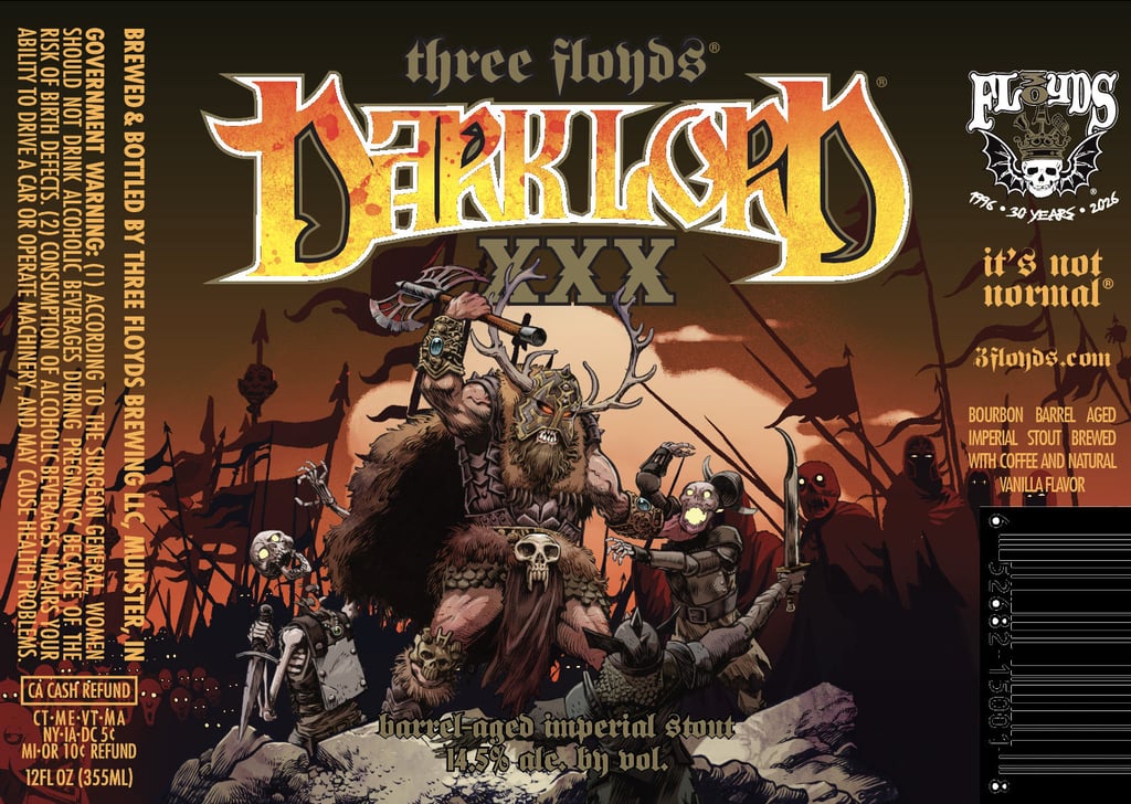 Three Floyds Brewing Unleashes Dark Lord XXX for Its 30th Anniversary