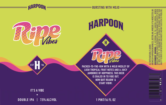 2026 Harpoon Ripe Vibes 16-oz Cans.
