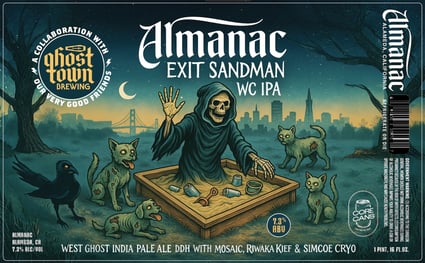2026 Almanac Exit Sandman 16-oz Cans.