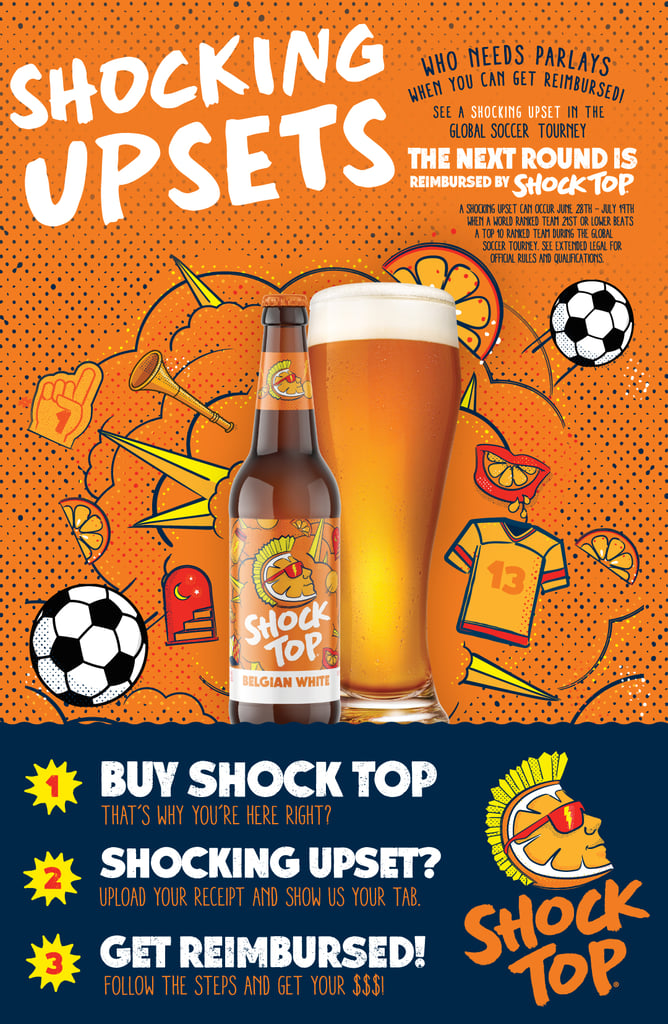 Shock Top Kicks Off the World’s Biggest Summer of Soccer with Shocking Upsets