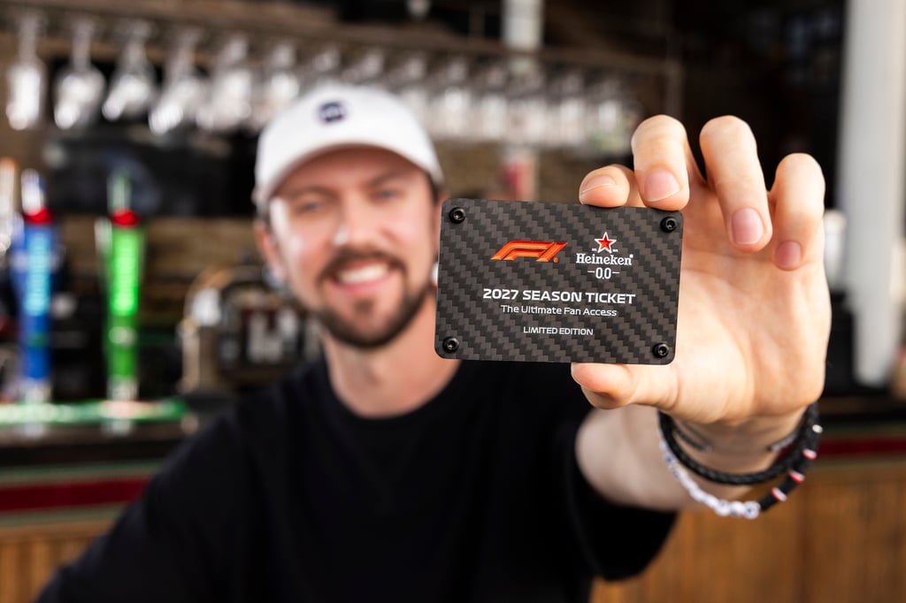 Heineken Calls on Brandon Burgess, Max Verstappen and Other Famous F1 Faces to Launch Search for the 2027 Heineken® x F1® Season Ticket Holder