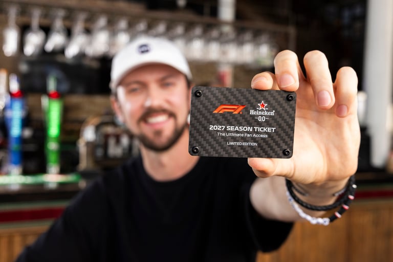 Heineken Calls on Brandon Burgess, Max Verstappen and Other Famous F1 Faces to Launch Search for the 2027 Heineken® x F1® Season Ticket Holder