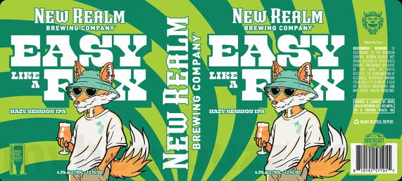 2026 New Realm Easy Like A Fox 12-oz Cans
