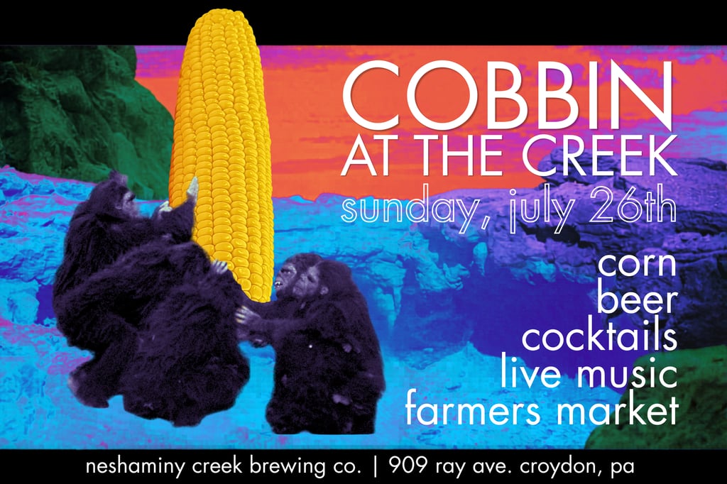 Neshaminy Creek Brewing Co. Hosts “Cobbin’ at The Creek” on Sunday, July 26