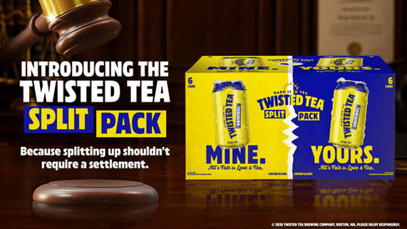 Twisted Tea Hard Iced Tea Invents The Only Fair Divorce Settlement In America