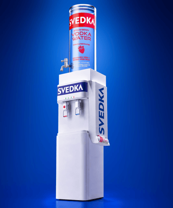 SVEDKA Vodka Water Reinvents Water Cooler Culture with the World's First SVEDKA Vodka Water Cooler