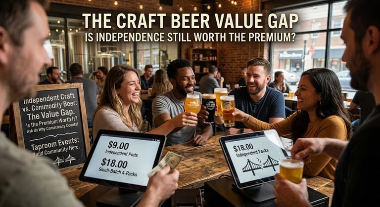 The Craft Beer Value Gap: Is Independence Still Worth the Premium?