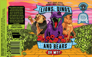 Toppling Goliath & Firestone Walker Team Up For Lions, Dinos and Bears Oh My!