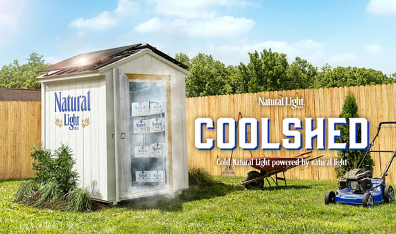 Natural Light Debuts “Coolshed,” A First-Of-Its-Kind Solar-Powered Shed Keeping Beer Cold During Summer's Hottest Days