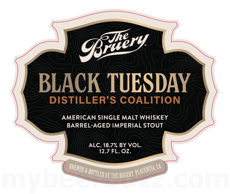 2026 The Bruery Black Tuesday Distiller's Coalition 12.7-oz Bottles