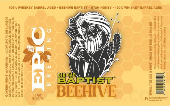 2026 Epic Brewing Big Bad Baptist Beehive 16-oz Cans