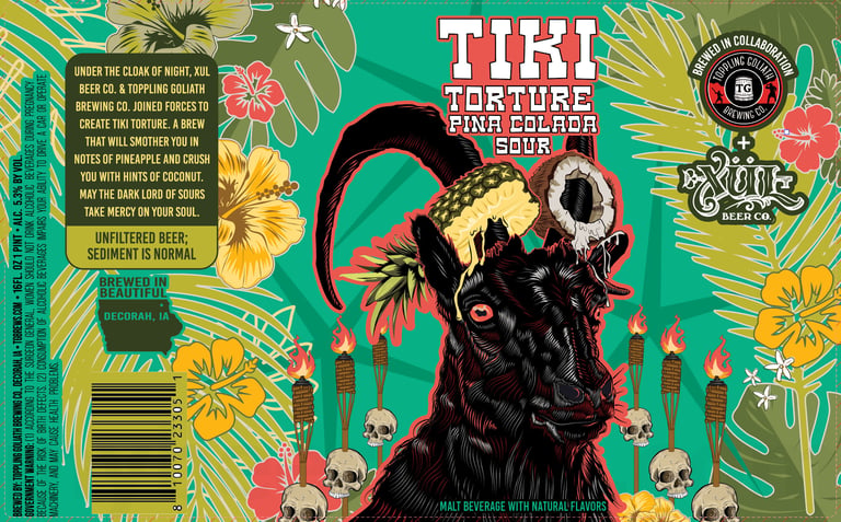 2026 Toppling Goliath Tiki Torture 16-oz Cans
