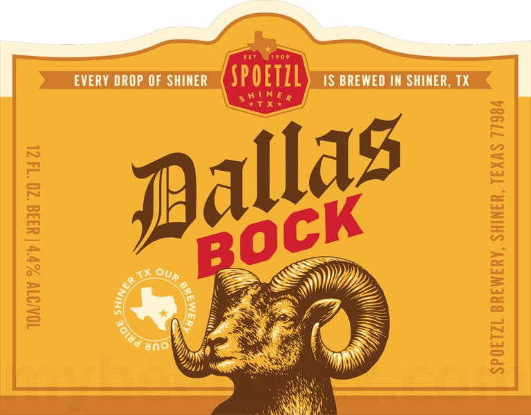 2026 Shiner Dallas Bock 12-oz Bottles