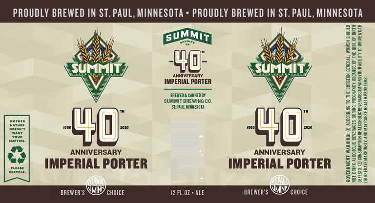2026 Summit Brewing 40 Anniversary 12-oz Cans