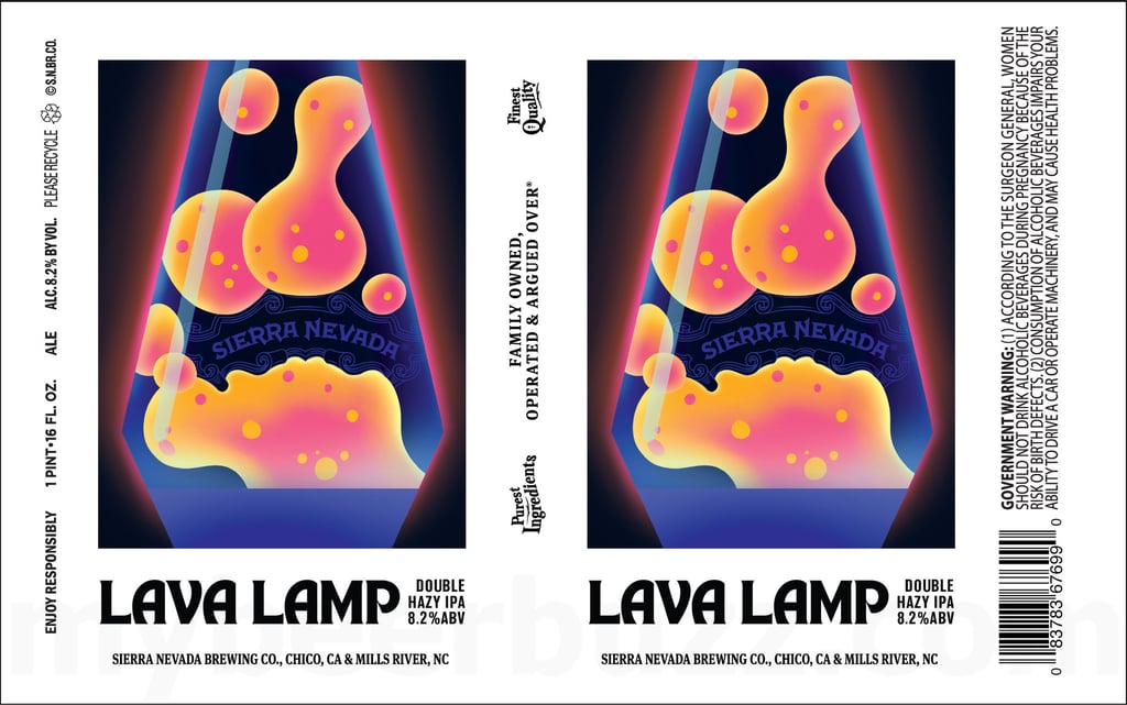 Sierra Nevada Adding Lava Lamp Double Hazy IPA