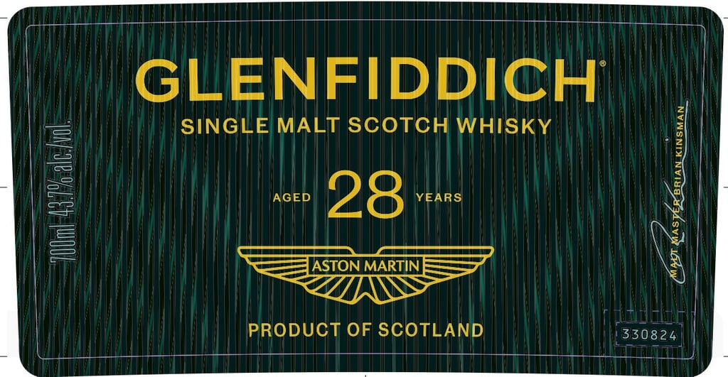 Glenfiddich 28 Year Single Malt Scotch Whisky Aston Martin Edition