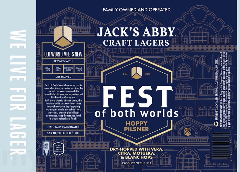 2026 Jack's Abby Fest Of Both Worlds 16-oz Cans