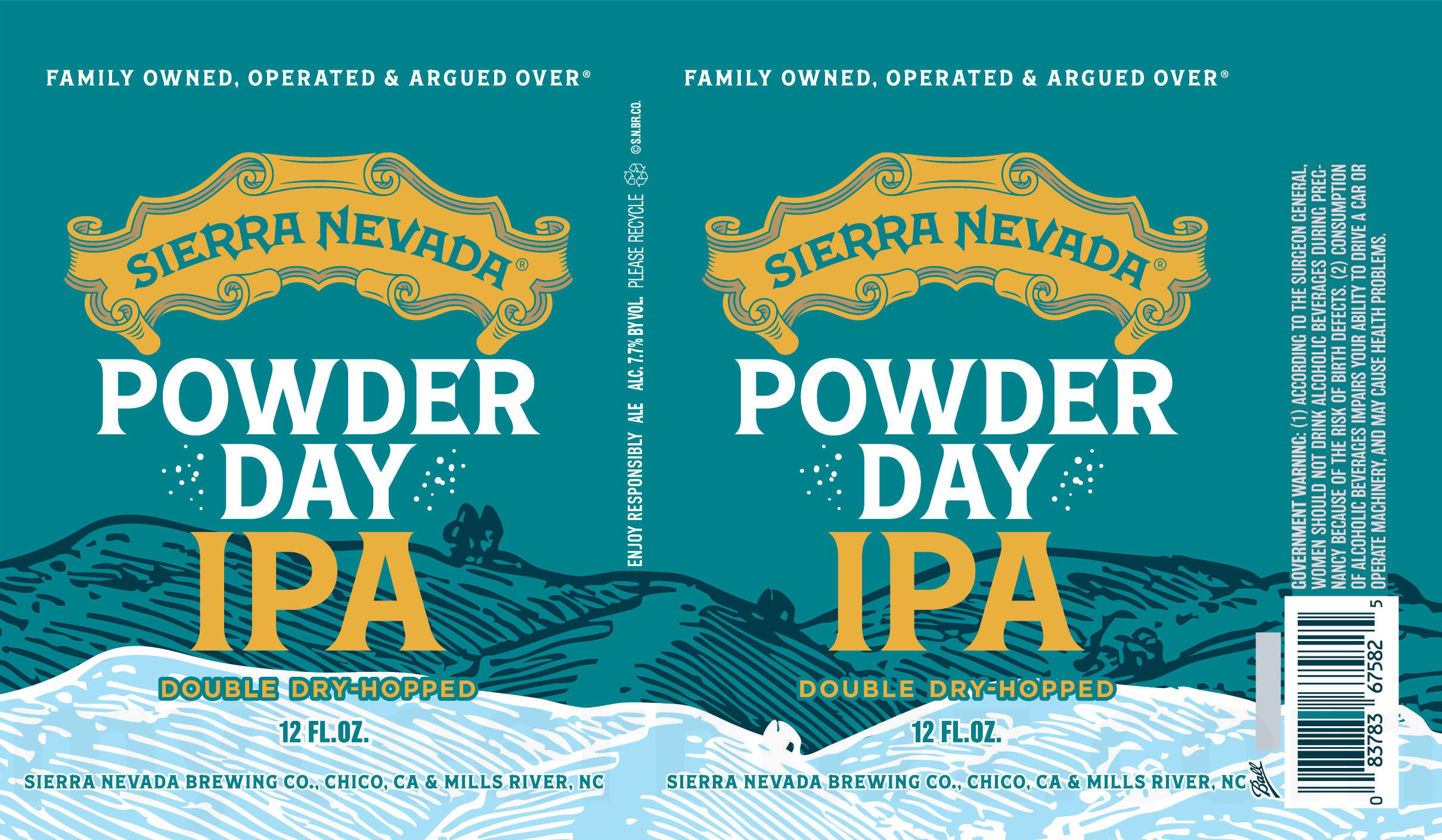 Sierra Nevada Dankful IPA & Powder Day IPA Return For 2026 8 2026 Sierra nevada Powder Day IPA 12-oz Cans