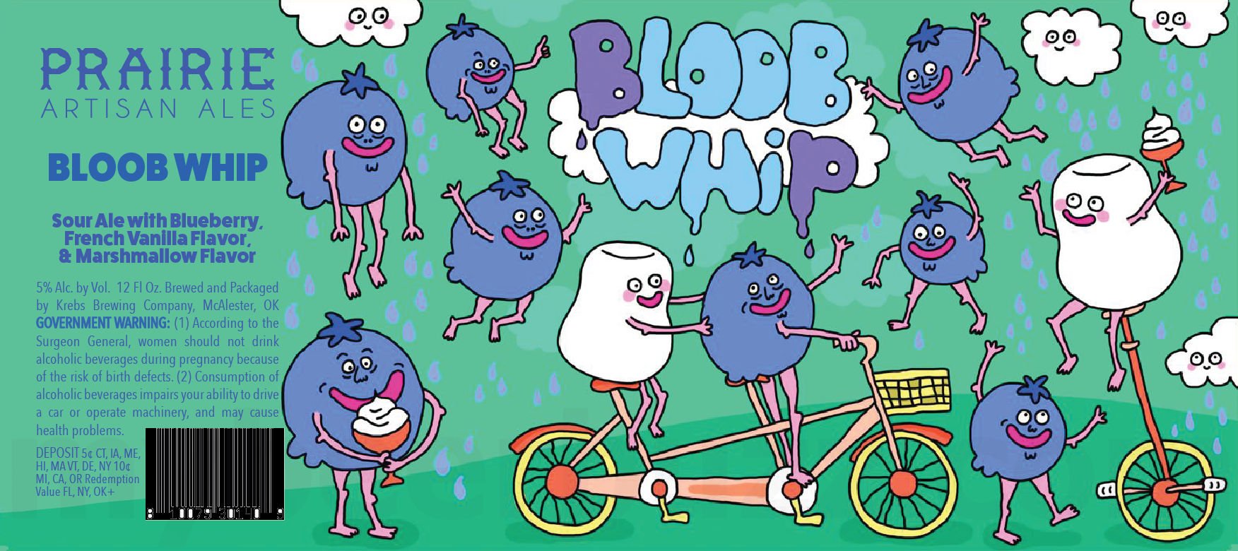 Prairie Artisan Ales Working On Sticky Teeth, Purple Rain & Bloob Whip 10 2026 Prairie Artisan Ales Bloob Whip 12-oz Cans