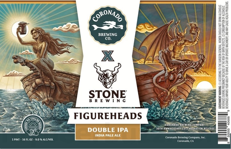2026 Coronado Brewing Figureheads 16-oz Cans