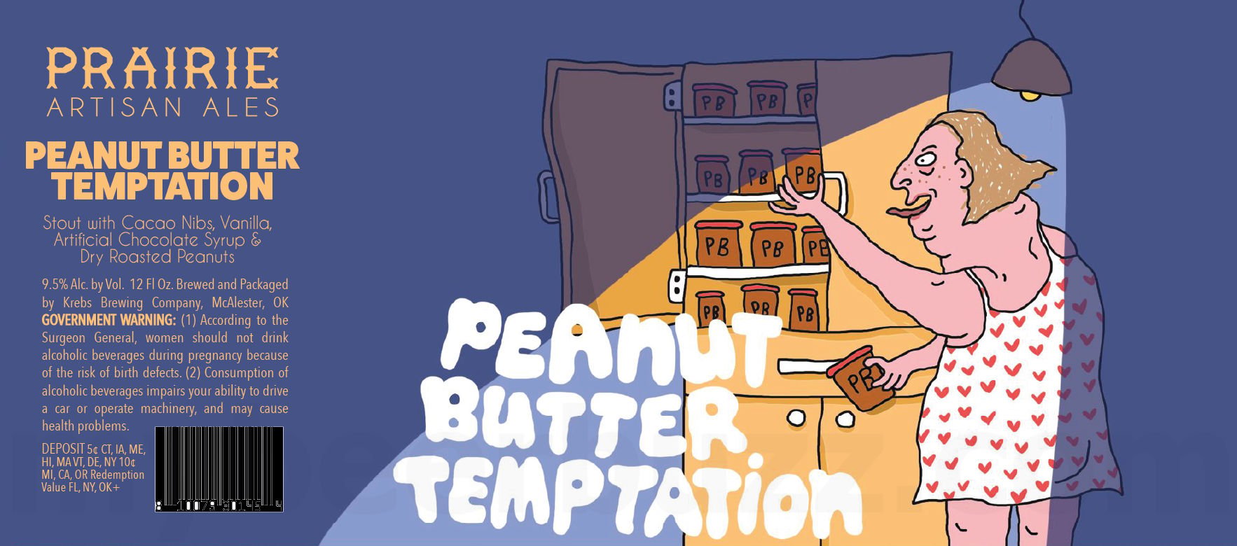 2026 Prairie Artisan Ales Peanut Butter Temptation 12-oz Cans