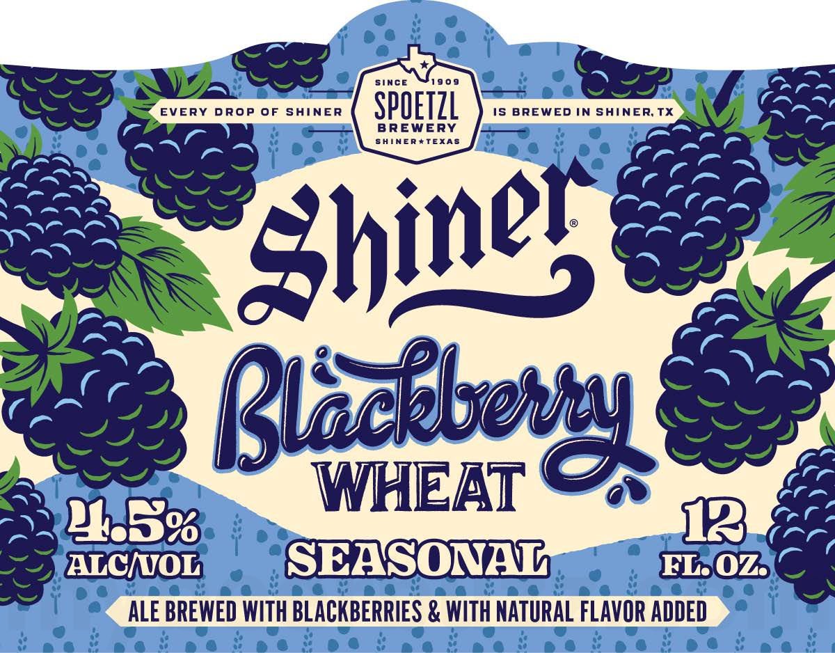 Shiner Adding Blackberry Wheat Seasonal Release 8 2026 Shiner Blackberry Wheat 12-oz Bottles