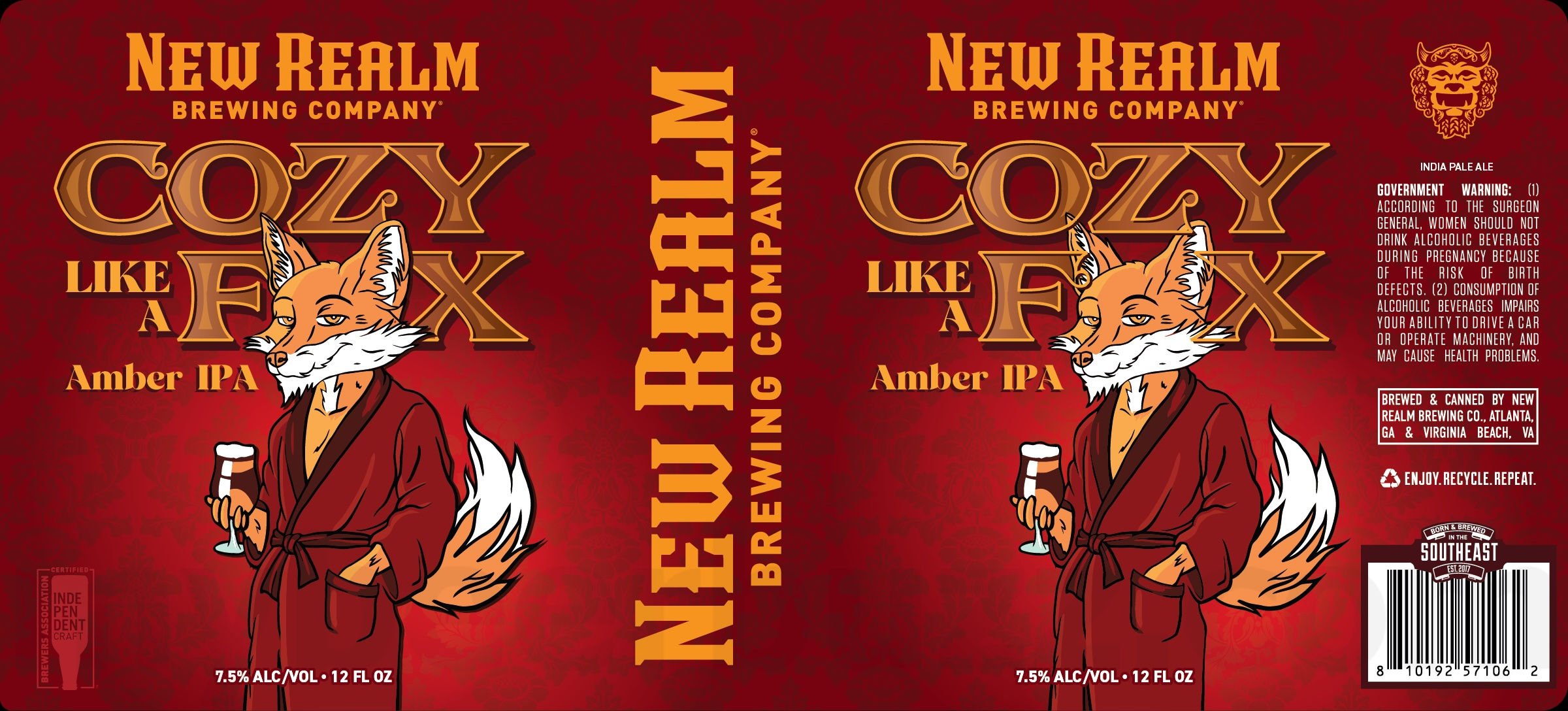 2026 New Realm Cozy Like A Fox 12-oz Cans