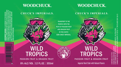 Woodchuck Adding Chuck’s Imperial Wild Tropics  & Sippin’ Citrus Imperial Hard Ciders