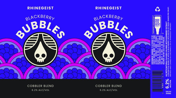 2026 Rhinegeist Blackberry Bubbles 12-oz Cans