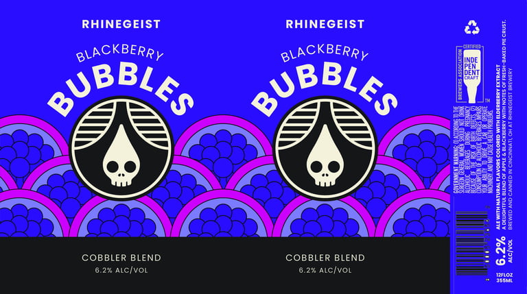 2026 Rhinegeist Blackberry Bubbles 12-oz Cans